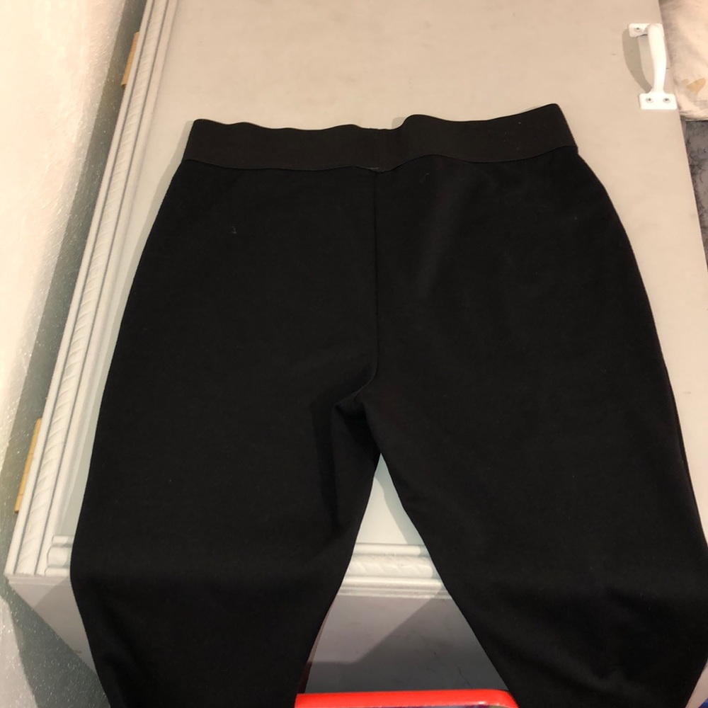 Black Casual Ankle Pants